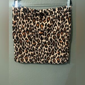 Boohoo Cheetah Print Skirt